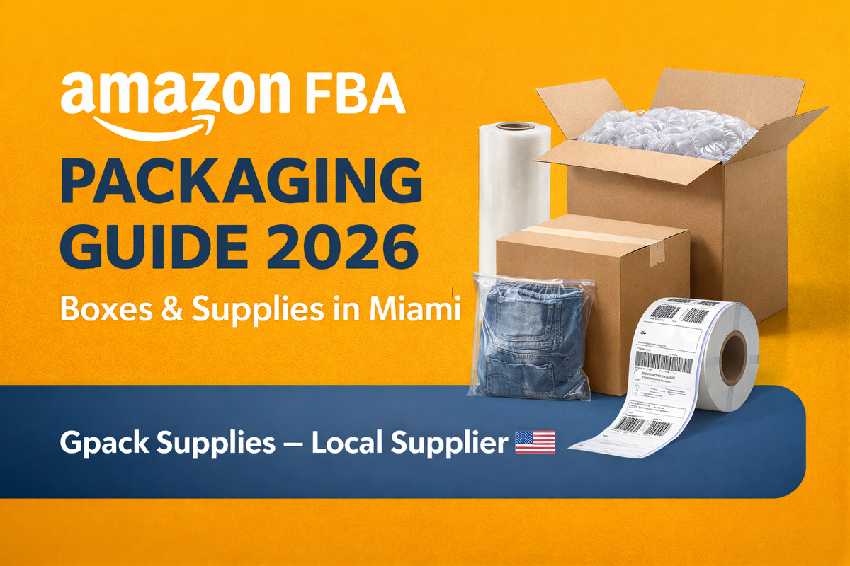 Amazon FBA Packaging Guide 2026 | Boxes & Supplies in Miami – Gpack ...