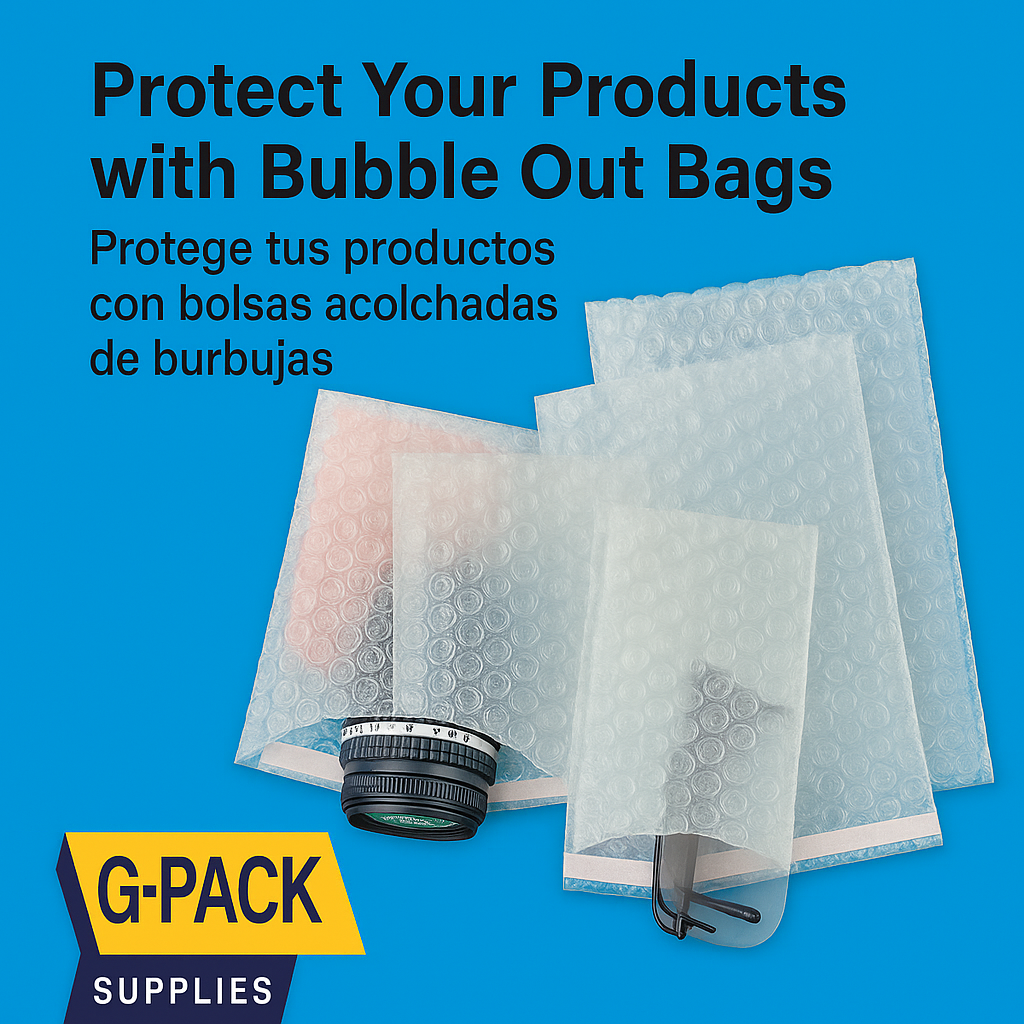 Protect Your Products with Bubble Out Bags and Shipping Pouches | Gpack Supplies