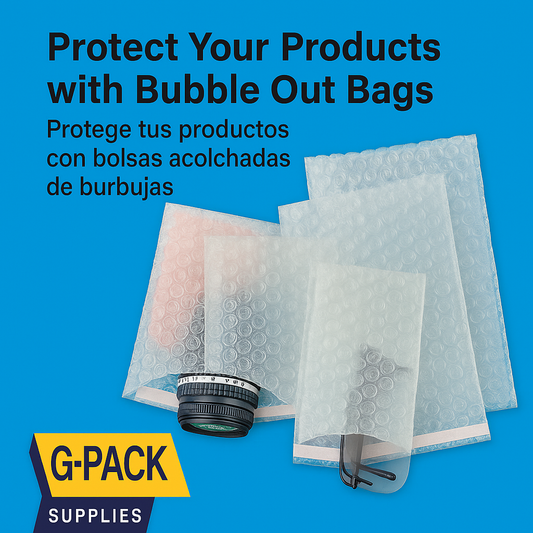 Protect Your Products with Bubble Out Bags and Shipping Pouches | Gpack Supplies