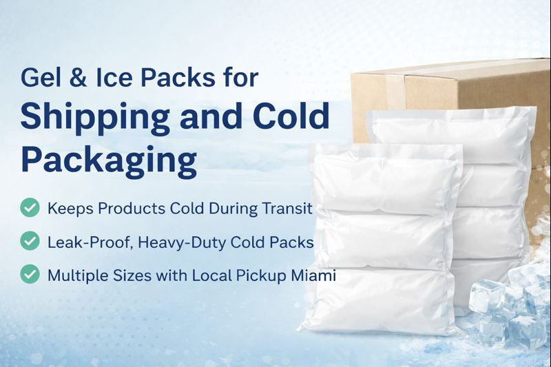 Gel Packs & Ice Packs 8 oz & 16 oz for Cold Shipping – Gpack Supplies