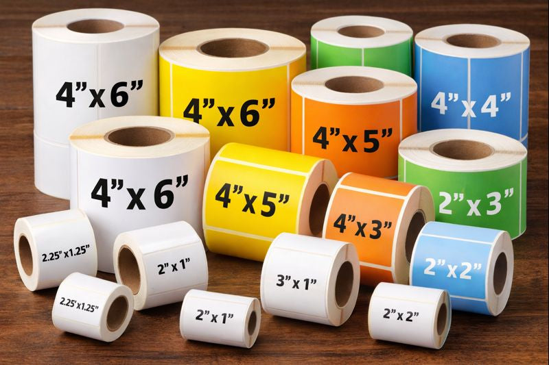 Thermal Shipping Labels: Sizes, Colors, and Best Uses