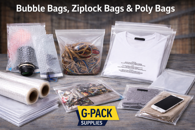Bubble bags ziplock bags and poly bags wholesale in Miami warehouse Gpack Supplies