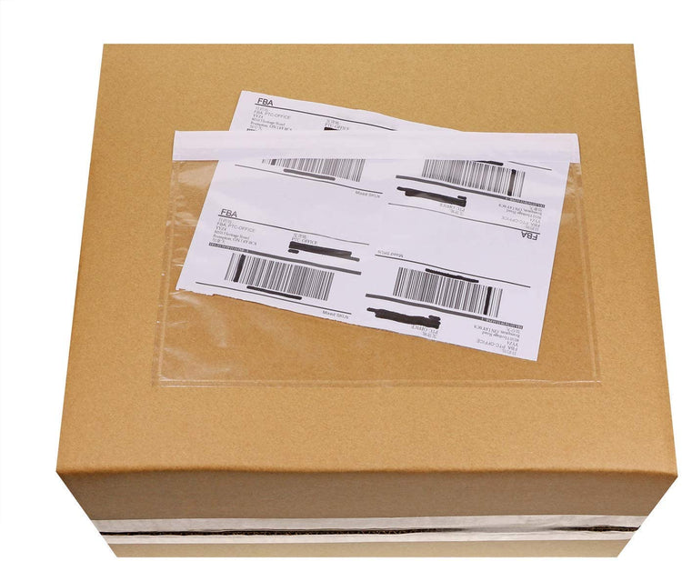 Packing list envelopes — clear front adhesive document pouch — Gpack Supplies