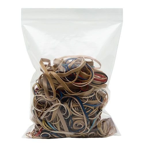Clear reclosable zipper bags