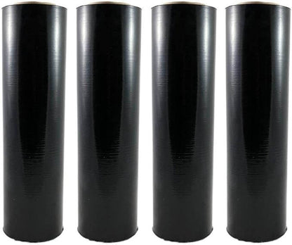 Black Stretch Wrap 18" x 1000' 85ga (4 rolls/case) - Gpack Supplies