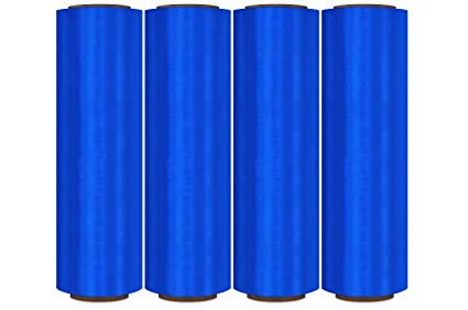 Blue Stretch Wrap 18" x 1000' 85ga (4 rolls/case) - Gpack Supplies