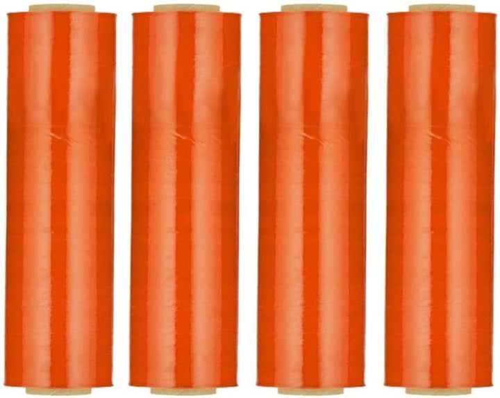 Orange Stretch Wrap 18" x 1000' 85ga (4 rolls/case) - Gpack Supplies