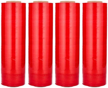 Red Stretch Wrap 18" x 1000' 85ga (4 rolls/case) - Gpack Supplies