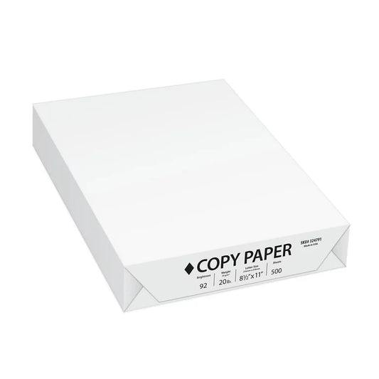 Copy Paper 8.5 x 11" 500 Sheets 10 Reams Case - Gpack Supplies