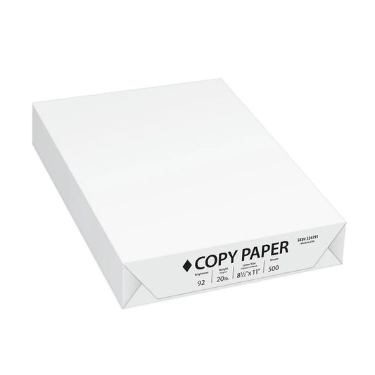 Copy Paper 8.5 x 11" 500 Sheets 10 Reams Case