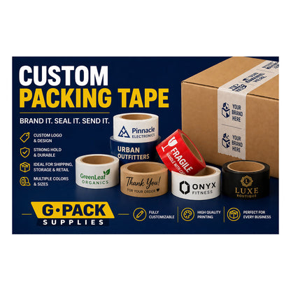 Custom Printed Tape - alternate product view 1 - Gpack Supplies