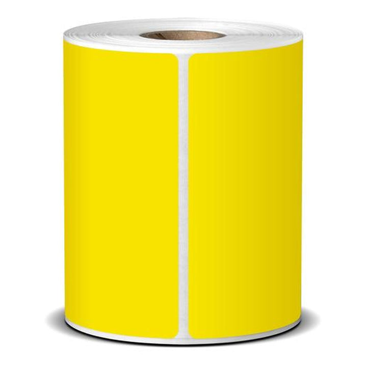 Direct Thermal Labels – 4 x 3 – Yellow – 16 Rolls – 1 Core - Gpack Supplies