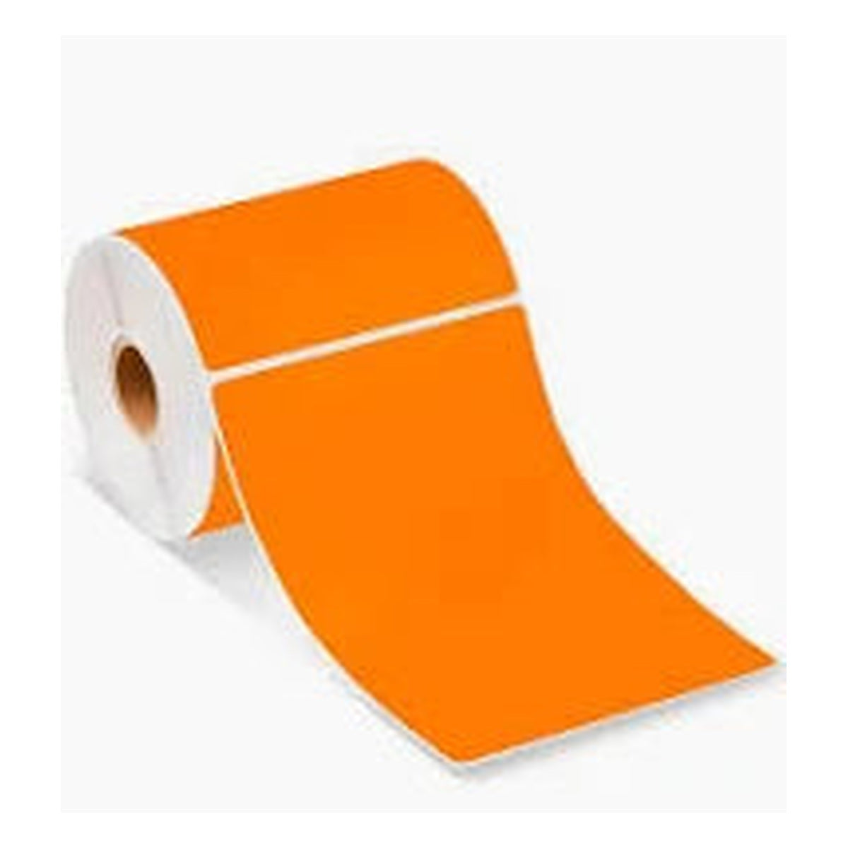 Direct Thermal Labels – 4 x 6 – Orange – 9 Rolls – 1 Core - Gpack Supplies
