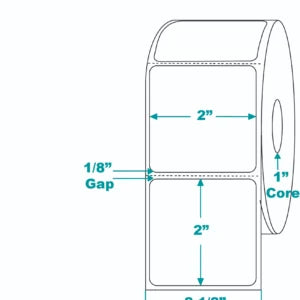 Direct Thermal Labels 2X2 White 12 Rolls 700 Per Roll Core 1 – Shipping Boxes | Gpack Supplies