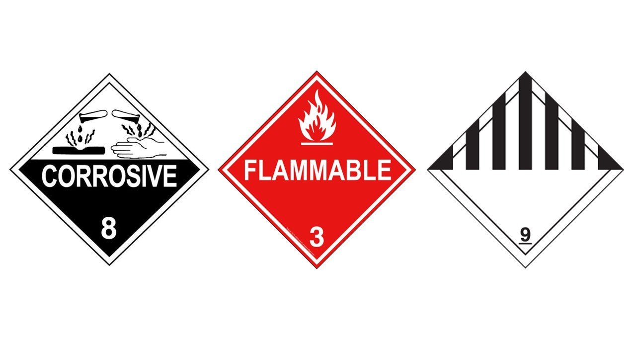 DOT Hazmat Placards 25/pack - Gpack Supplies