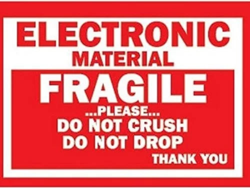 fragile electronic labels shop