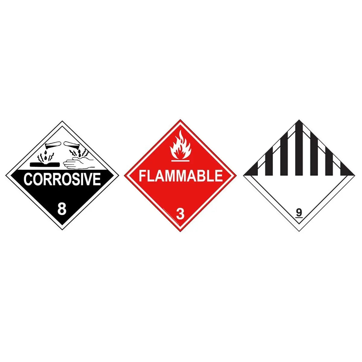 DOT Hazmat Placards 25/pack | Gpack Supplies