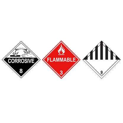 DOT Hazmat Placards 25/pack | Gpack Supplies