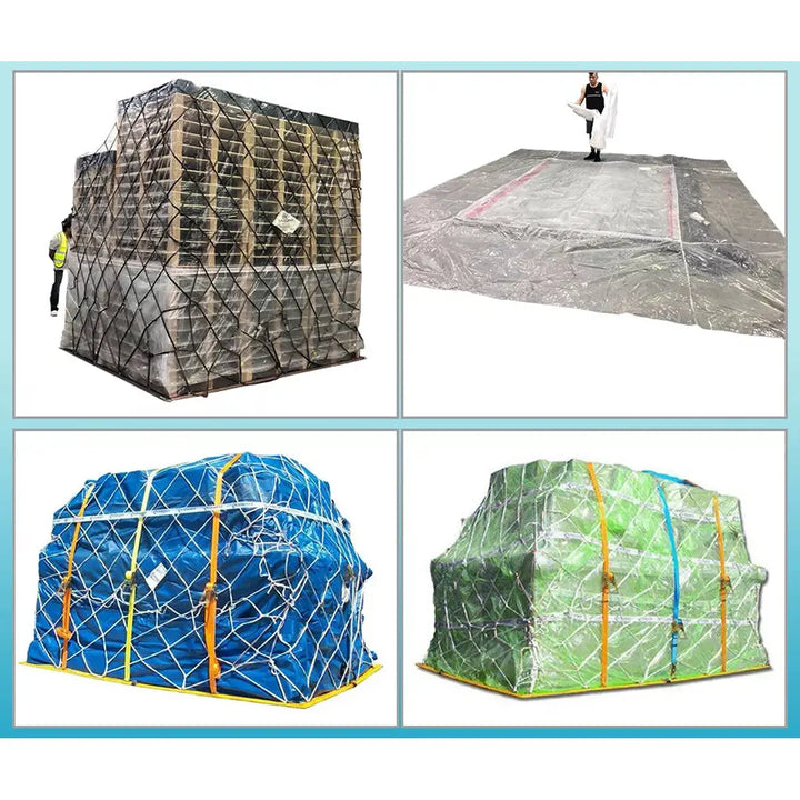 Air Cargo Pallet Covers – 215 x 98 x 54 – 1 Mil Clear – 25 Covers | Gpack Supplies