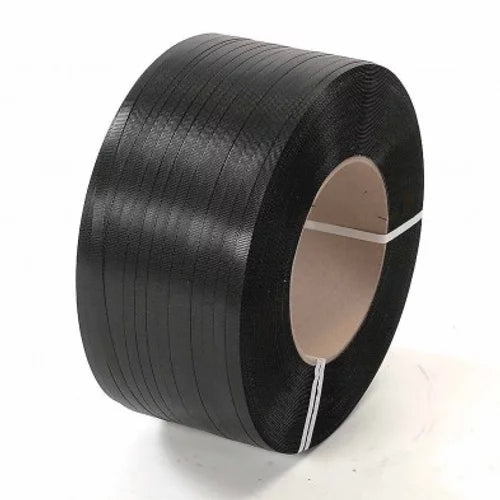 Poly Strapping Width: 3/8" Length: 12900" Tensile 300# Core: 9x8" – Strapping | Gpack Supplies