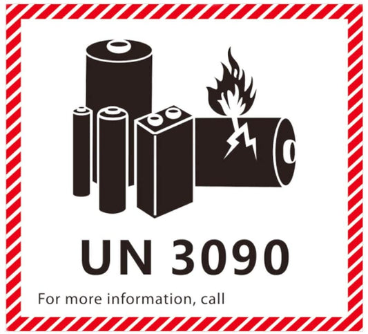 Shipping and Hazardous Labels Lithium Battery UN3090