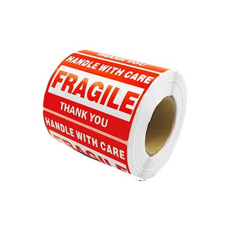 Shipping and Hazardous Labels Fragile "Please handle with care"