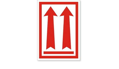 Shipping and Hazardous Labels Two arrows up Labels – Packaging Supplies | Gpack Supplies
