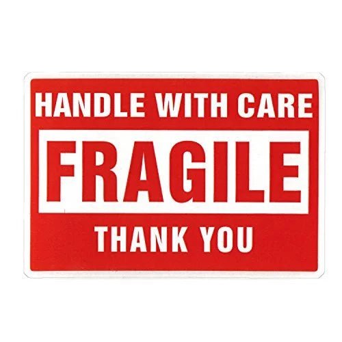 Shipping and Hazardous Labels Fragile "Please handle with care" – Packaging Supplies | Gpack Supplies