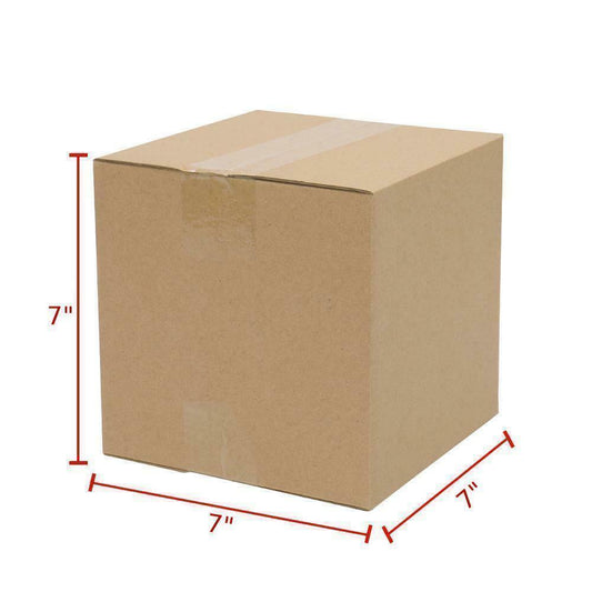 Single Wall Cube Boxes  7" x 7" x 7"