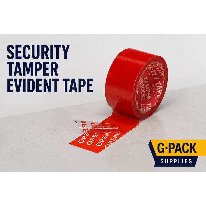 Security Tamper Evident Tape – 2 x 55 yd – Anti-Theft Sealing Tape | Gpack Supplies